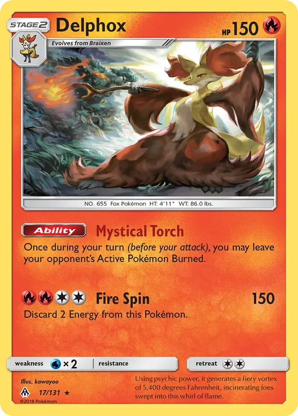 17/131 from Forbidden Light Holo Rare Pokemon Card