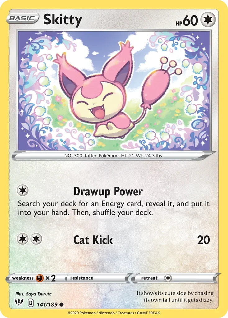 141/189 from Darkness Ablaze Common Pokemon Card