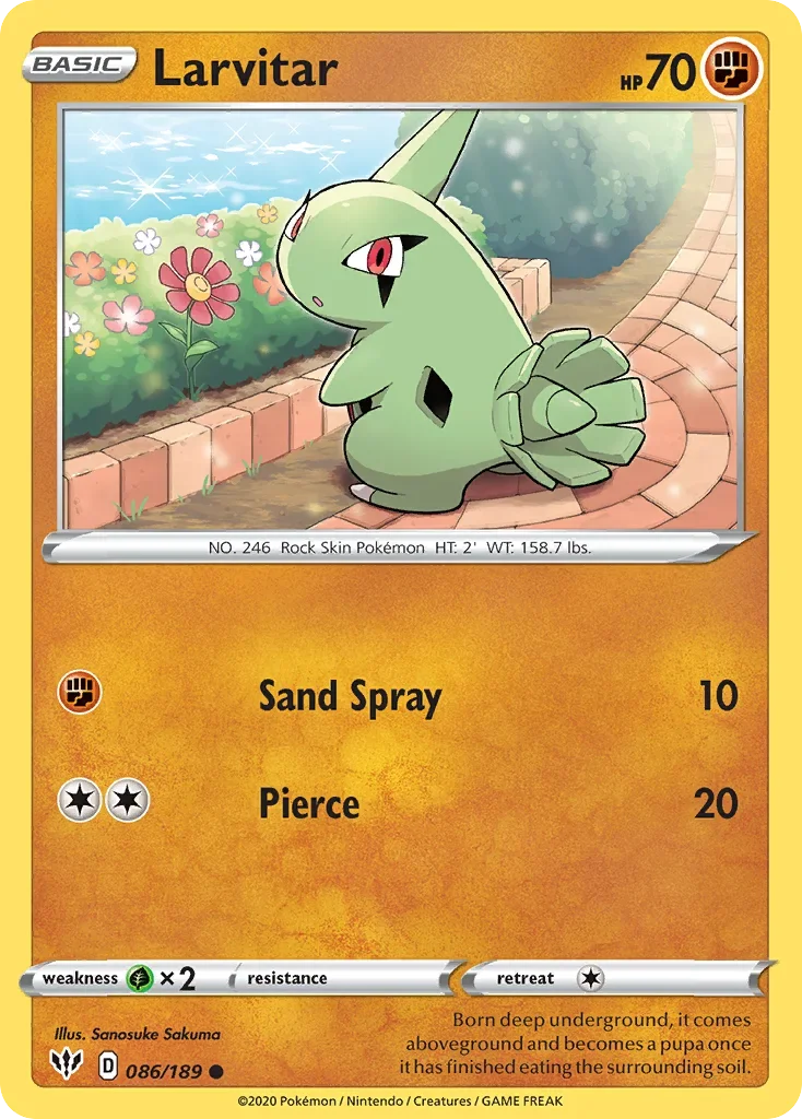 086/189 from Darkness Ablaze Common Pokemon Card