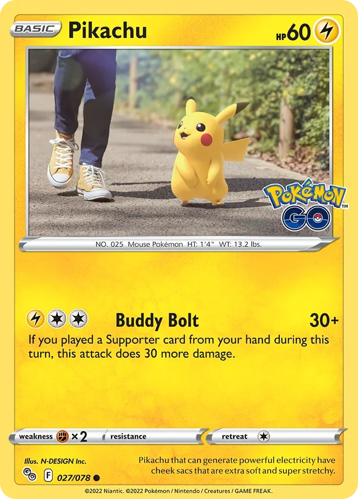 027/078 from Pokemon GO Common Pokemon Card