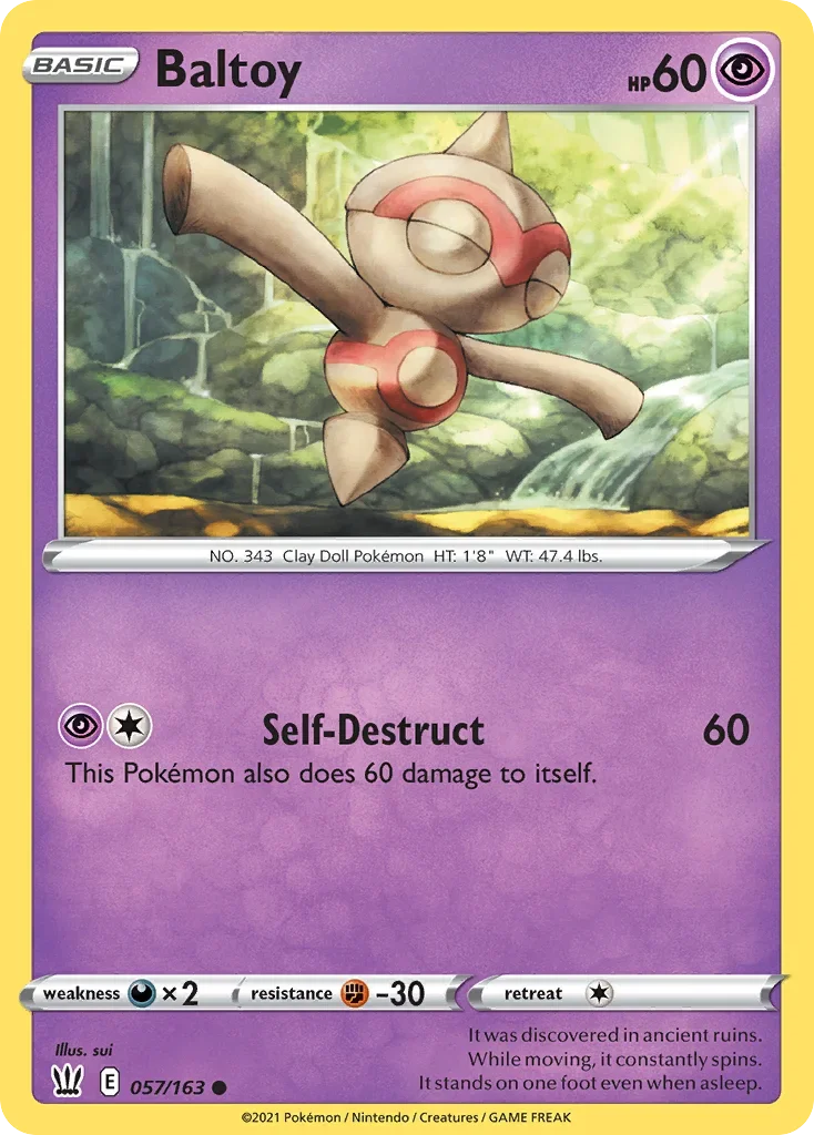 057/163 from Battle Styles Common Pokemon Card