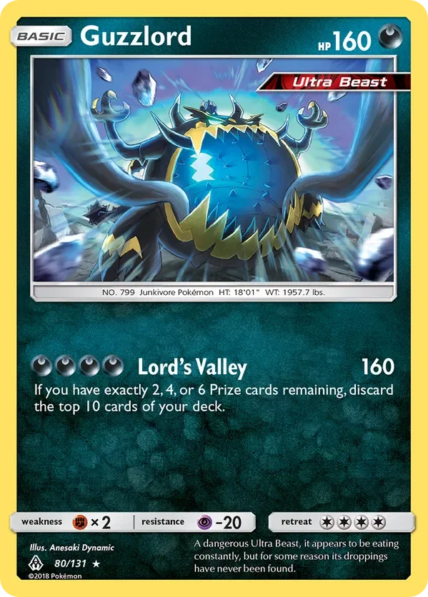 80/131 from Forbidden Light Holo Rare Pokemon Card