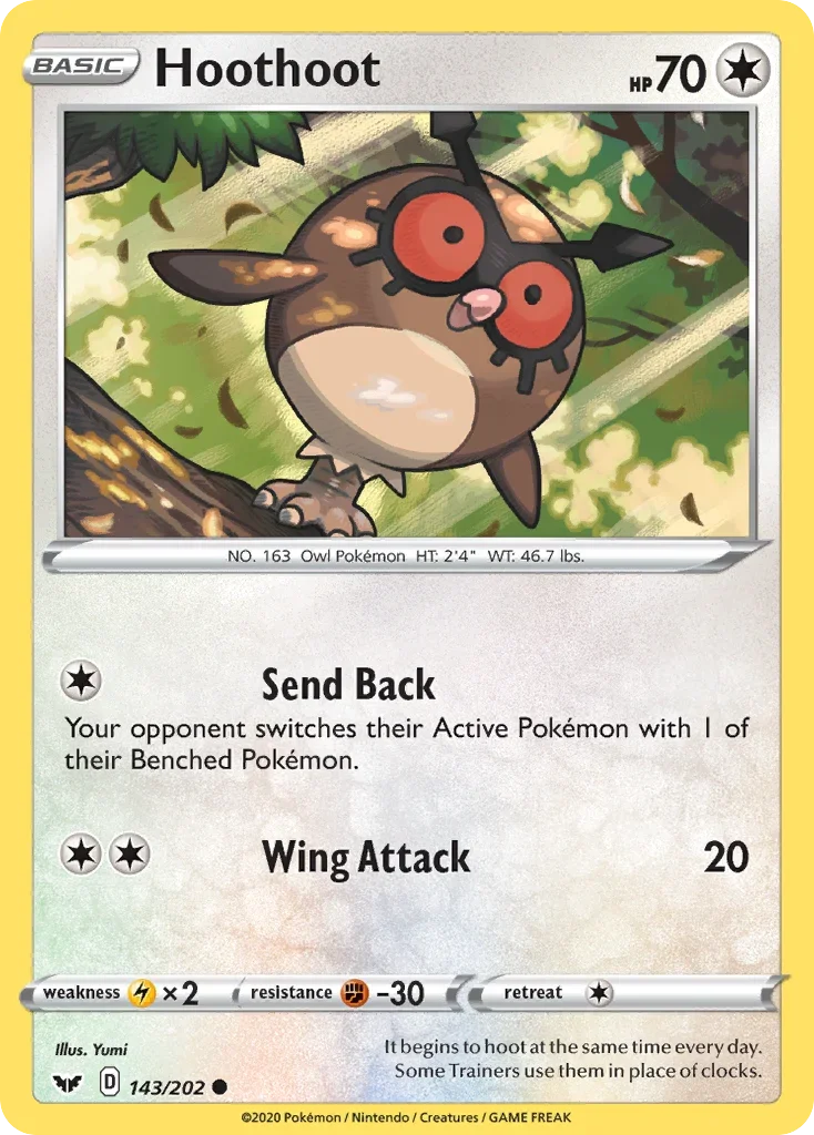 143/202 from Sword & Shield Common Pokemon Card