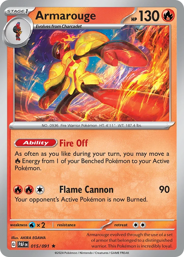 015/091 from Paldean Fates Rare Pokemon Card