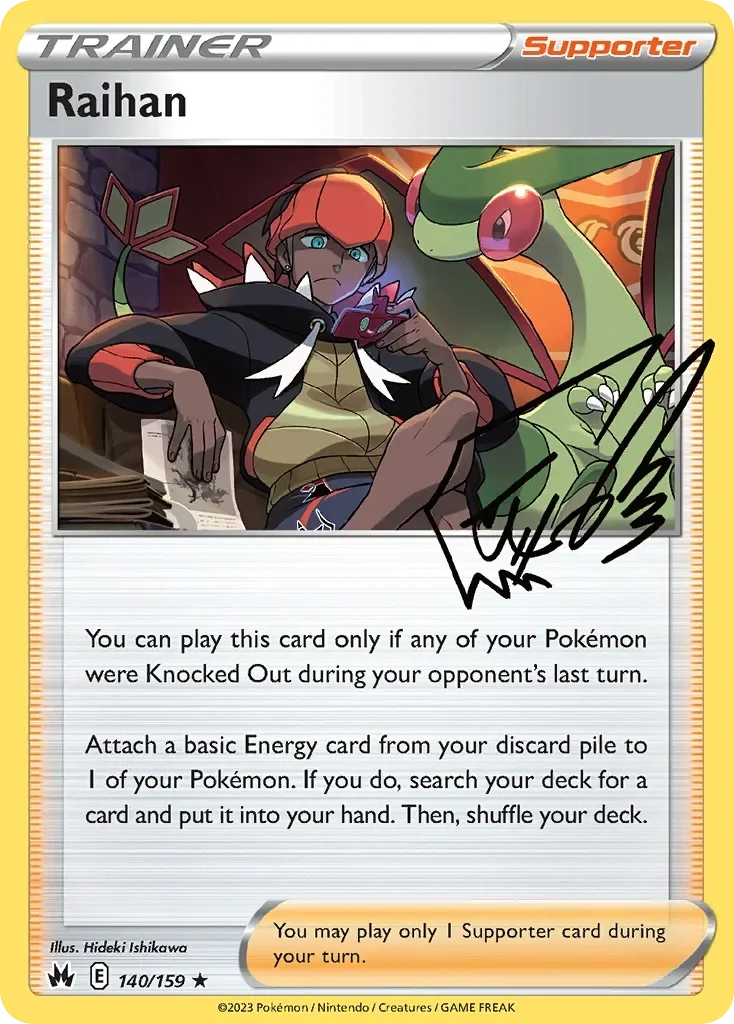 140/159 from Crown Zenith Holo Rare Pokemon Card