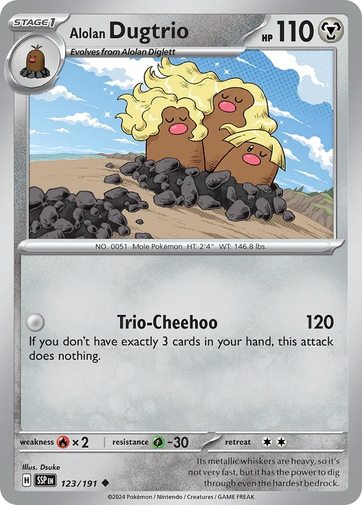 123/191 from Surging Sparks Card List Uncommon Pokemon Card