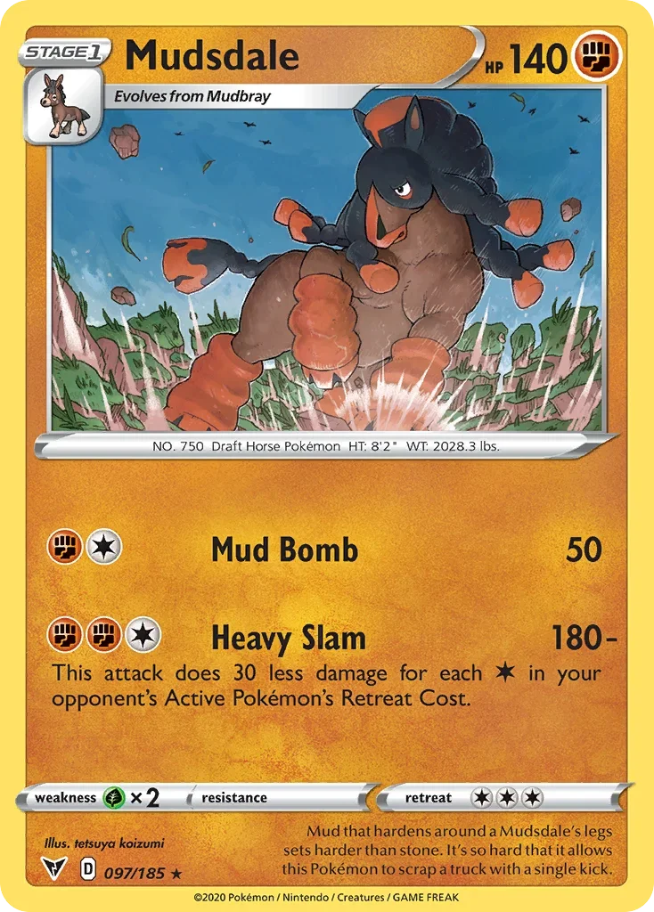 097/185 from Vivid Voltage Rare Pokemon Card