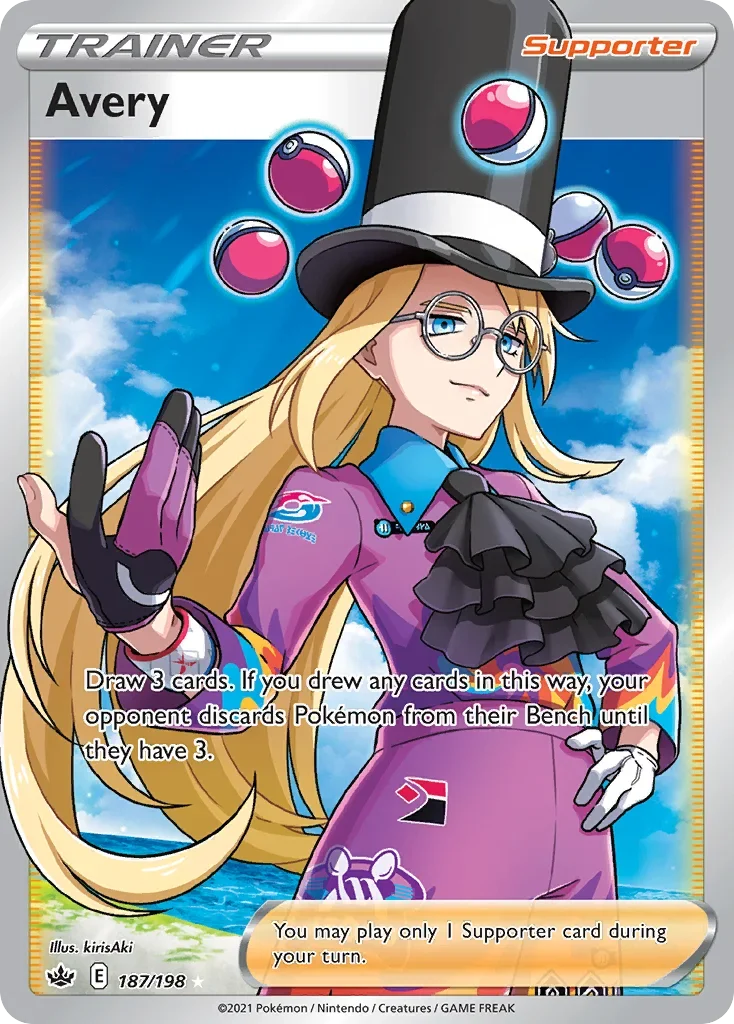 187/198 from Chilling Reign Full Art Trainer Card
