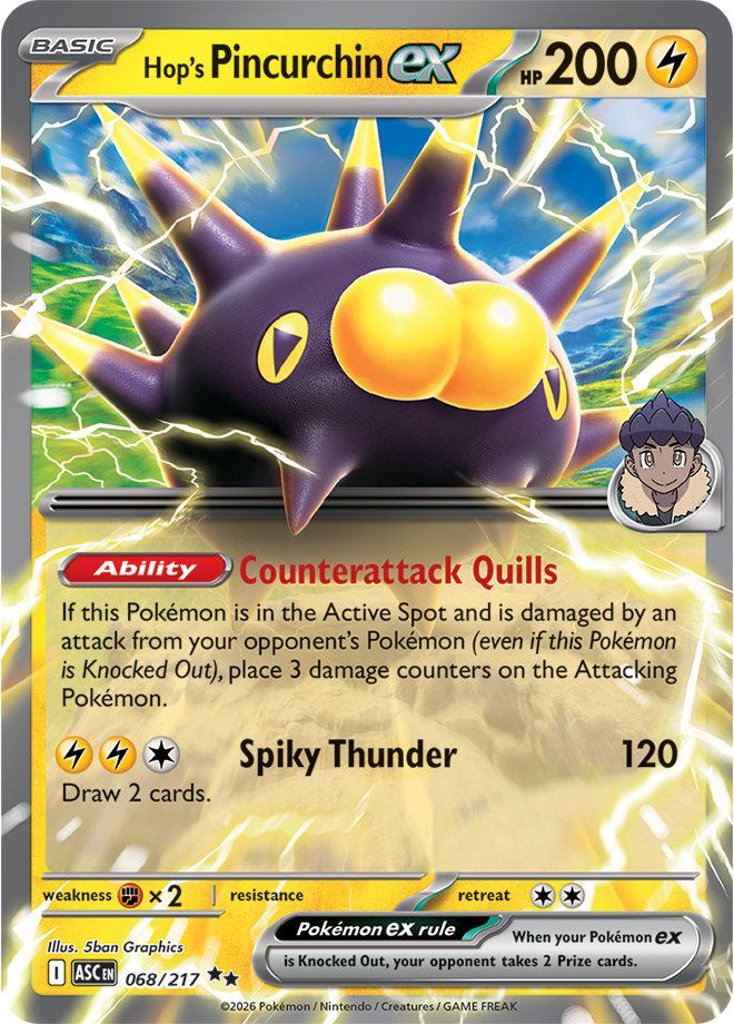 068/217 Ethan's Zapdos ex from Ascended Heroes double-rare