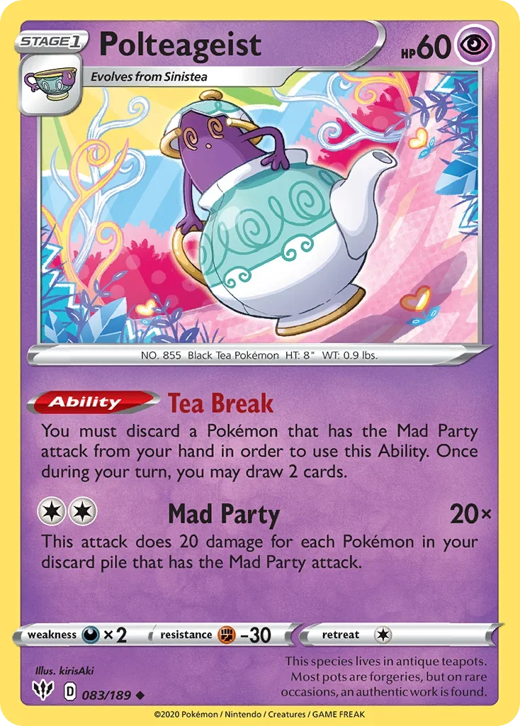 083/189 from Darkness Ablaze Uncommon Pokemon Card