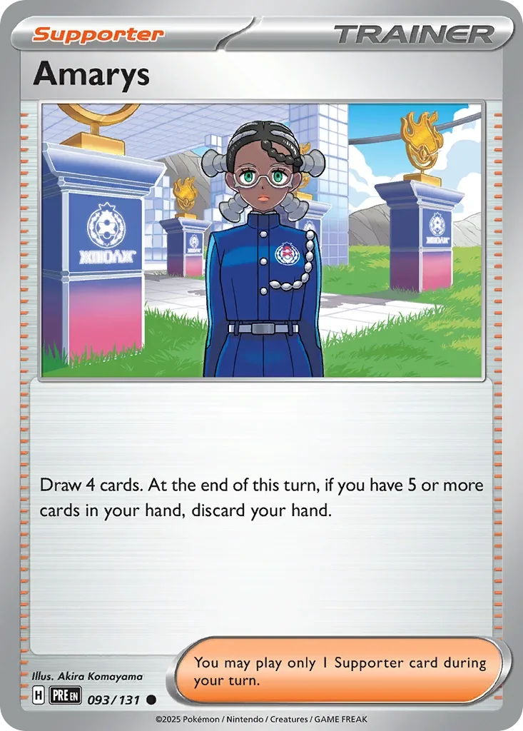 093/131 from Prismatic Evolutions Card List Common Pokemon Card