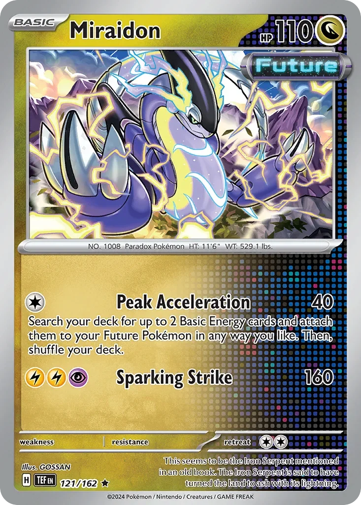 121/162 from Temporal Forces Rare Pokemon Card