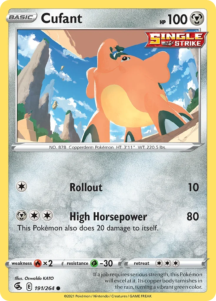 191/264 from Fusion Strike Common Pokemon Card