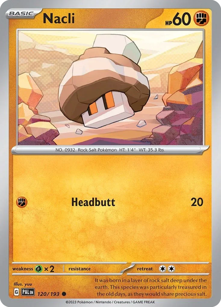 120/193 from Paldea Evolved Common Pokemon Card