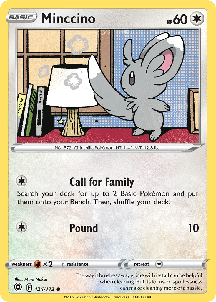 124/172 from Brilliant Stars Common Pokemon Card