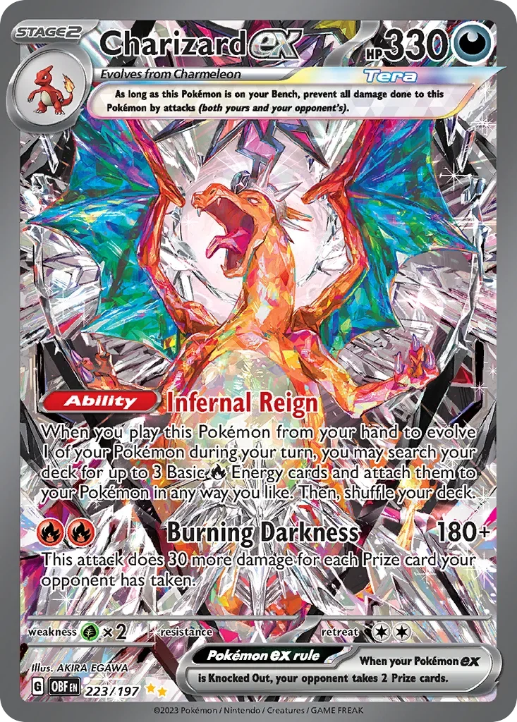 223/197 from Obsidian Flames Special Illustration Rare Pokemon Card
