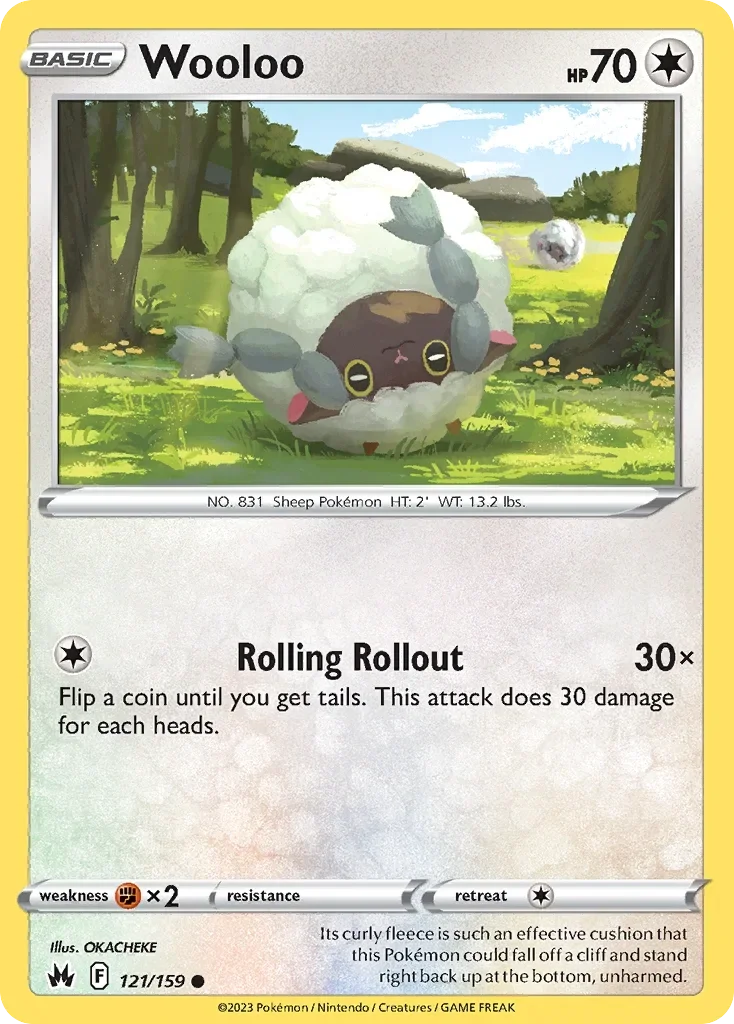 121/159 from Crown Zenith Common Pokemon Card