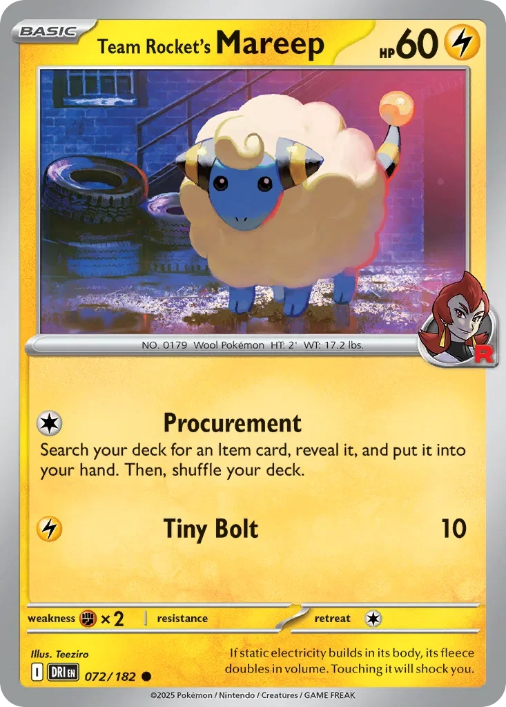 072/182 from Destined Rivals Common Pokemon Card