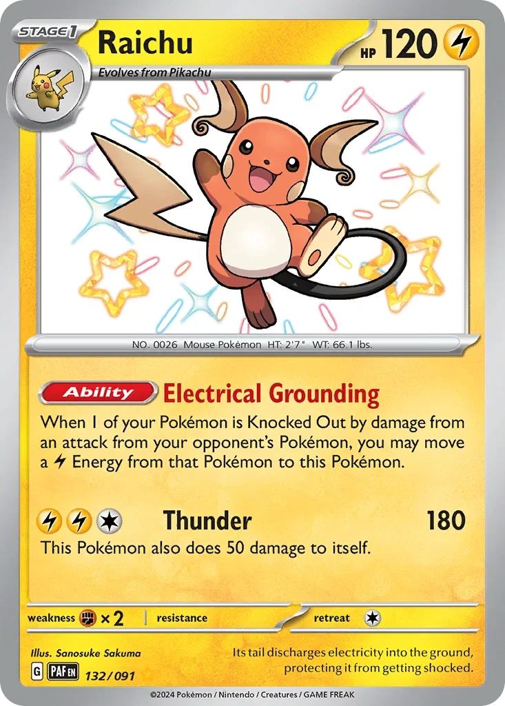 132/091 from Paldean Fates Shiny Rare Pokemon Card