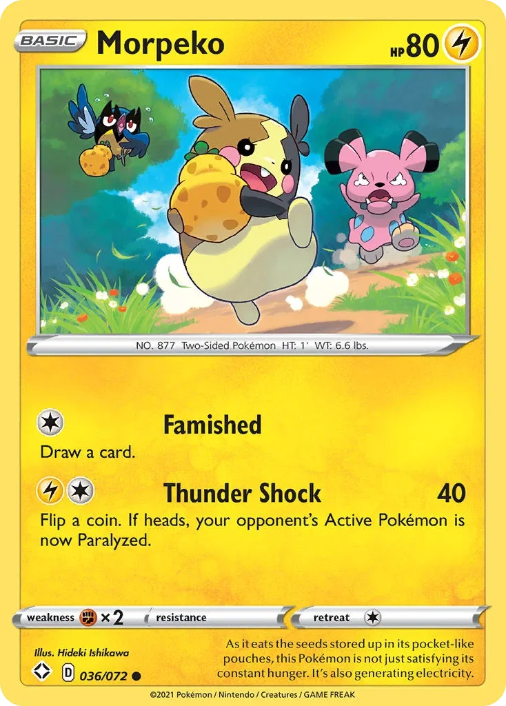 036/072 from Shining Fates Common Pokemon Card