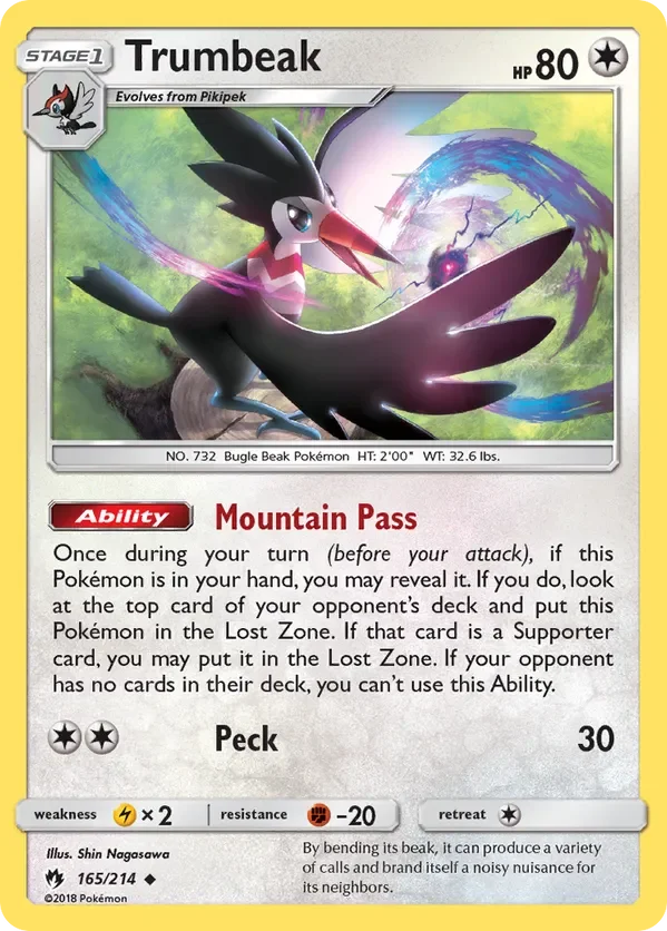 165/214 from Lost Thunder Uncommon Pokemon Card
