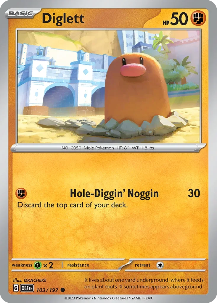 103/197 from Obsidian Flames Common Pokemon Card