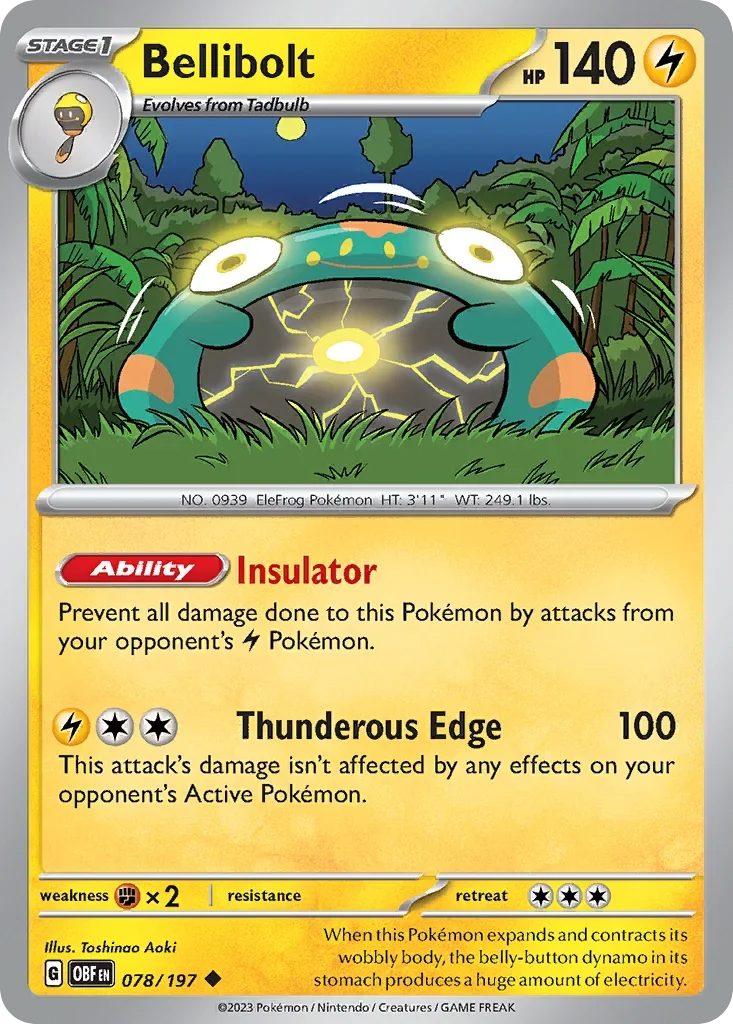 078/197 from Obsidian Flames Uncommon Pokemon Card