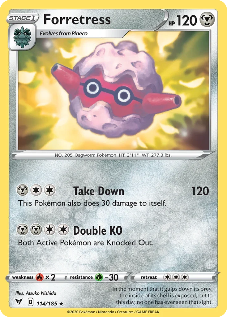 114/185 from Vivid Voltage Rare Pokemon Card