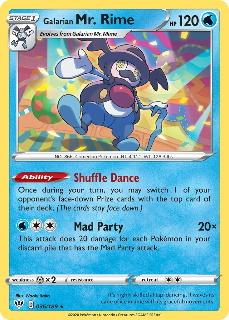 036/189 from Darkness Ablaze Rare Pokemon Card