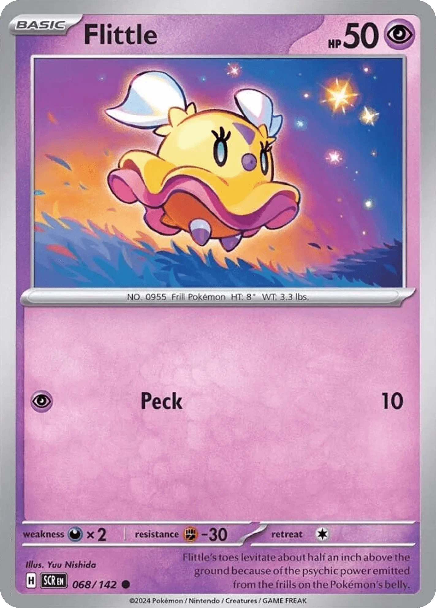 068/142 from Stellar Crown Card List Common Pokemon Card