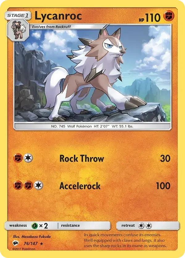 076/147 from Burning Shadows Rare Pokemon Card