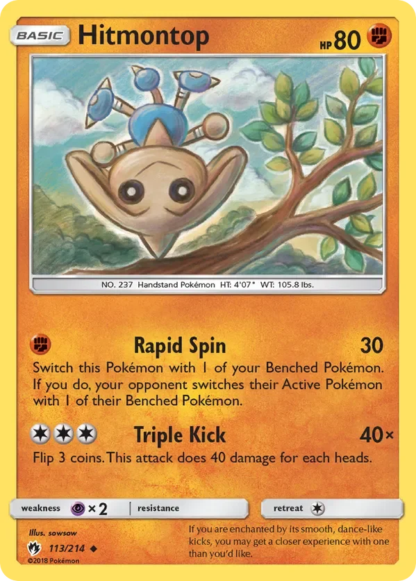 113/214 from Lost Thunder Uncommon Pokemon Card