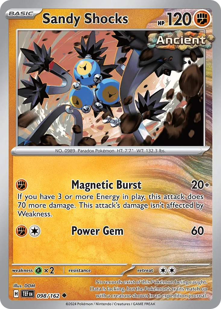 098/162 from Temporal Forces Uncommon Pokemon Card