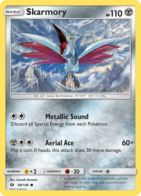 88/149 from Sun & Moon Base Common Pokemon Card
