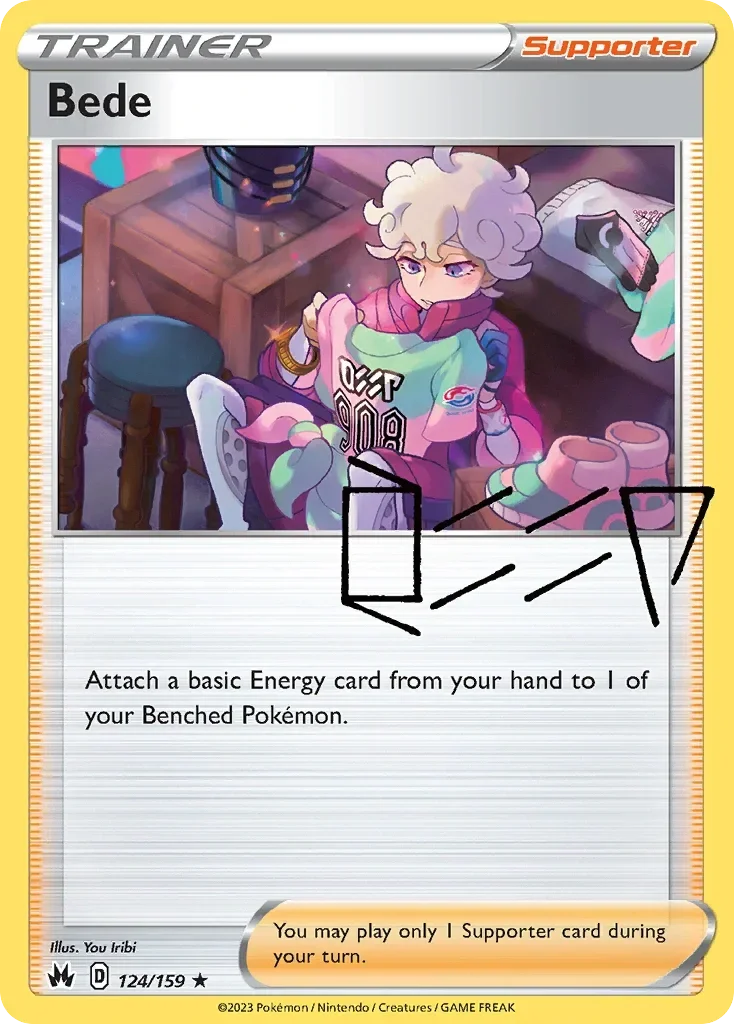 124/159 from Crown Zenith Holo Rare Pokemon Card