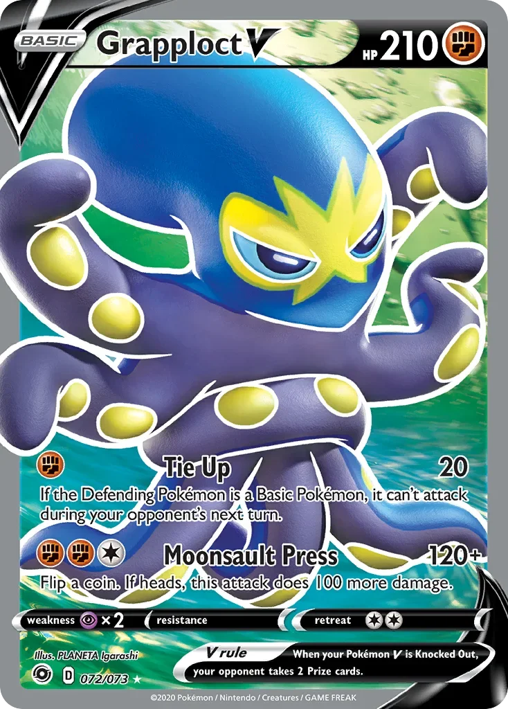 72/73 from Champion's Path Full Art Pokemon Card