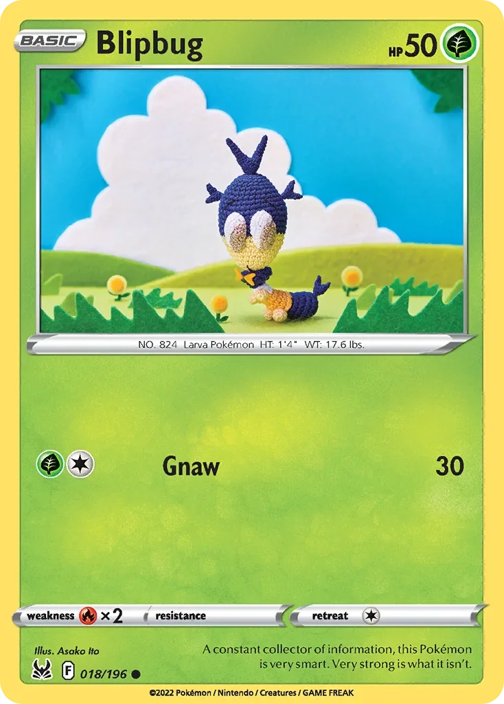 018/196 from Lost Origin Common Pokemon Card