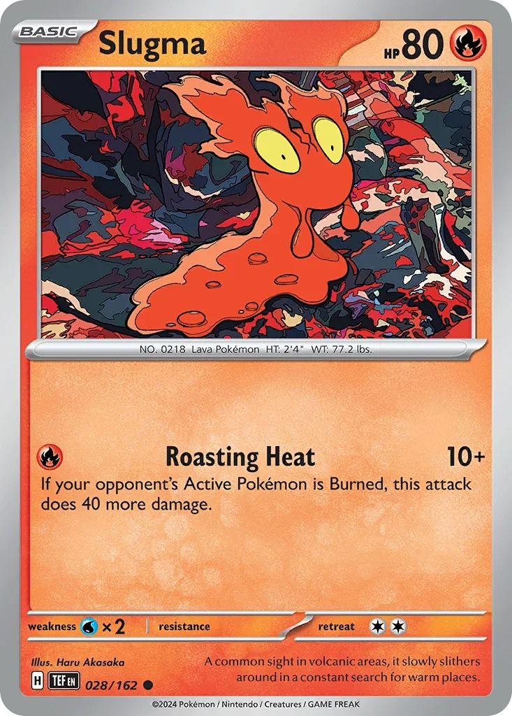 028/162 from Temporal Forces Card List Common Pokemon Card