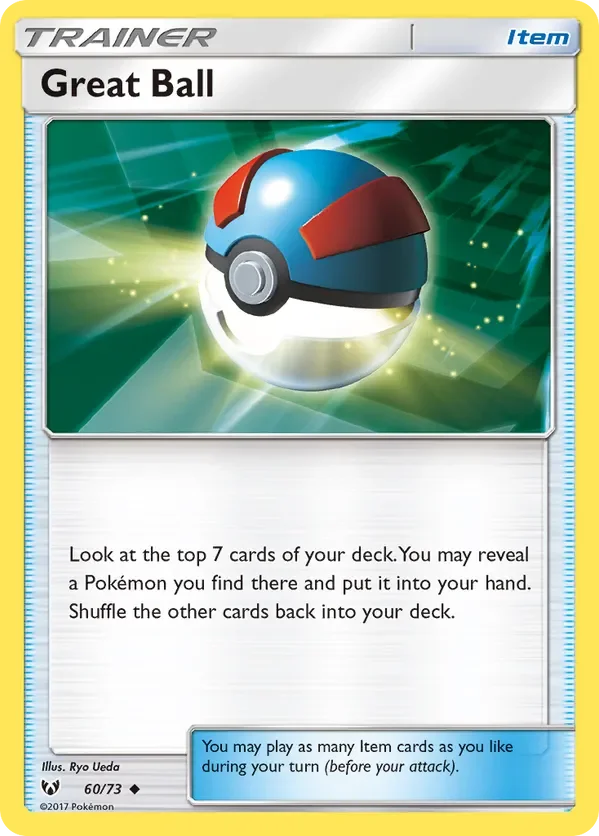 60/73 from Shining Legends Uncommon Trainer Card