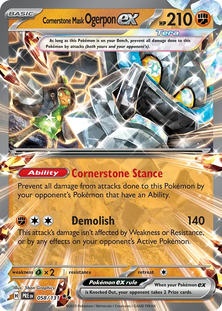 058/131 from Prismatic Evolutions Card List Double Rare Pokemon Card