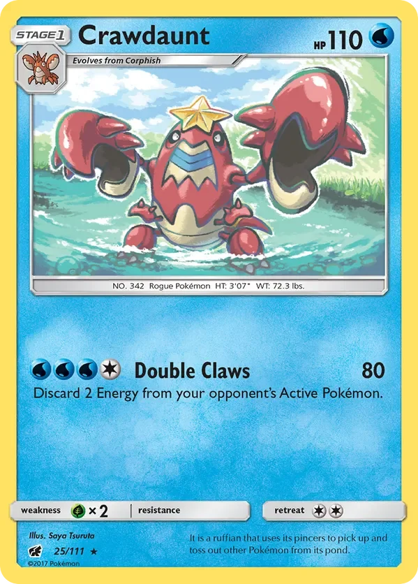 25/111 from Crimson Invasion Rare Pokemon Card