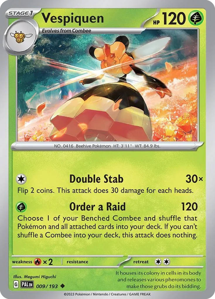 009/193 from Paldea Evolved Uncommon Pokemon Card