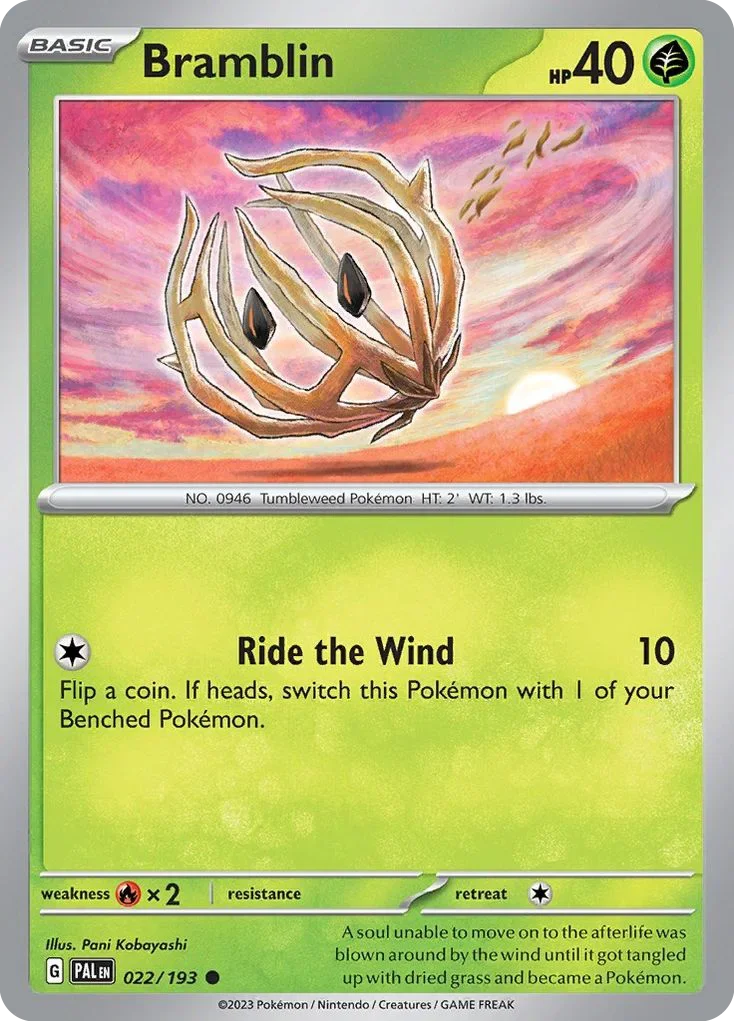 022/193 from Paldea Evolved Common Pokemon Card