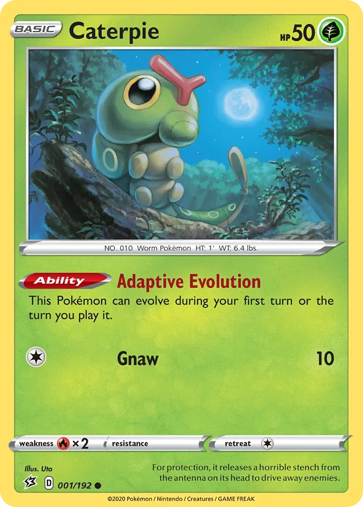 001/192 from Rebel Clash Common Pokemon Card