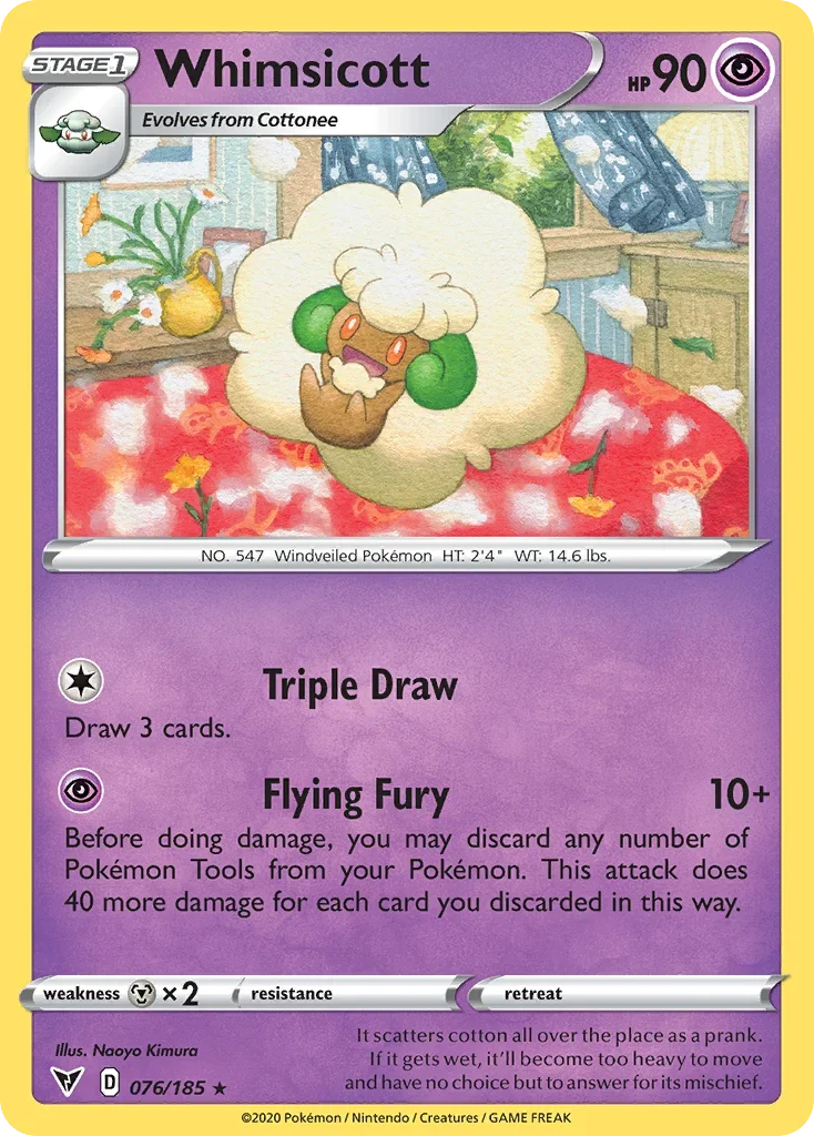 076/185 from Vivid Voltage Rare Pokemon Card
