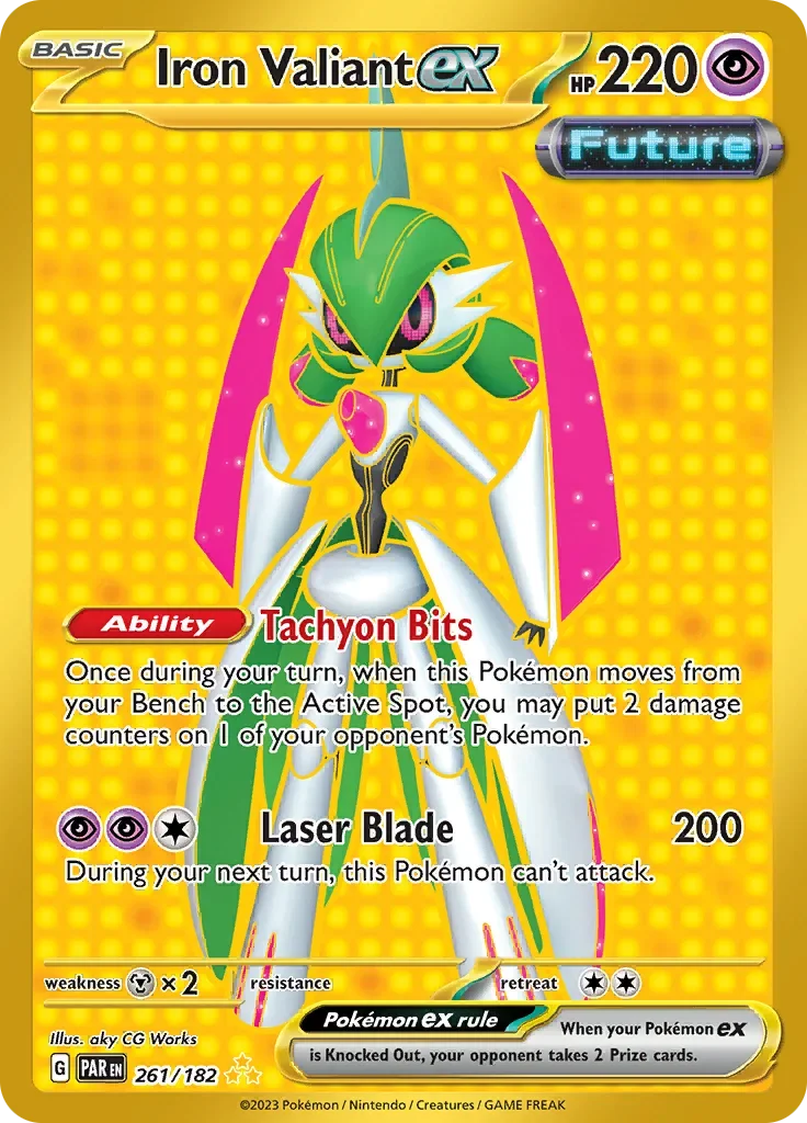 261/182 from Paradox Rift Hyper Rare Pokemon Card
