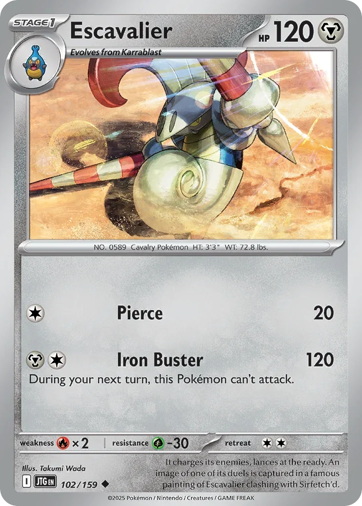 102/159 from Journey Together Uncommon Pokemon Card