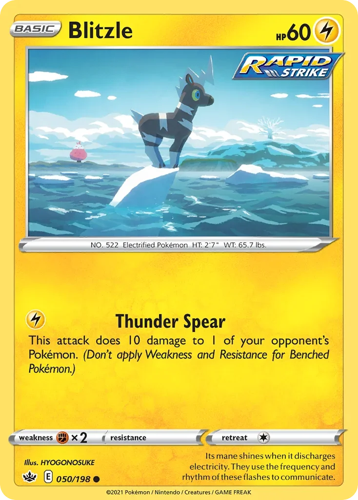 050/198 from Chilling Reign Common Pokemon Card