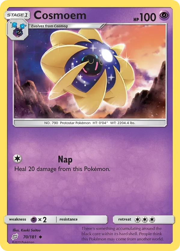 70/181 Cosmoem Uncommon Pokemon Card