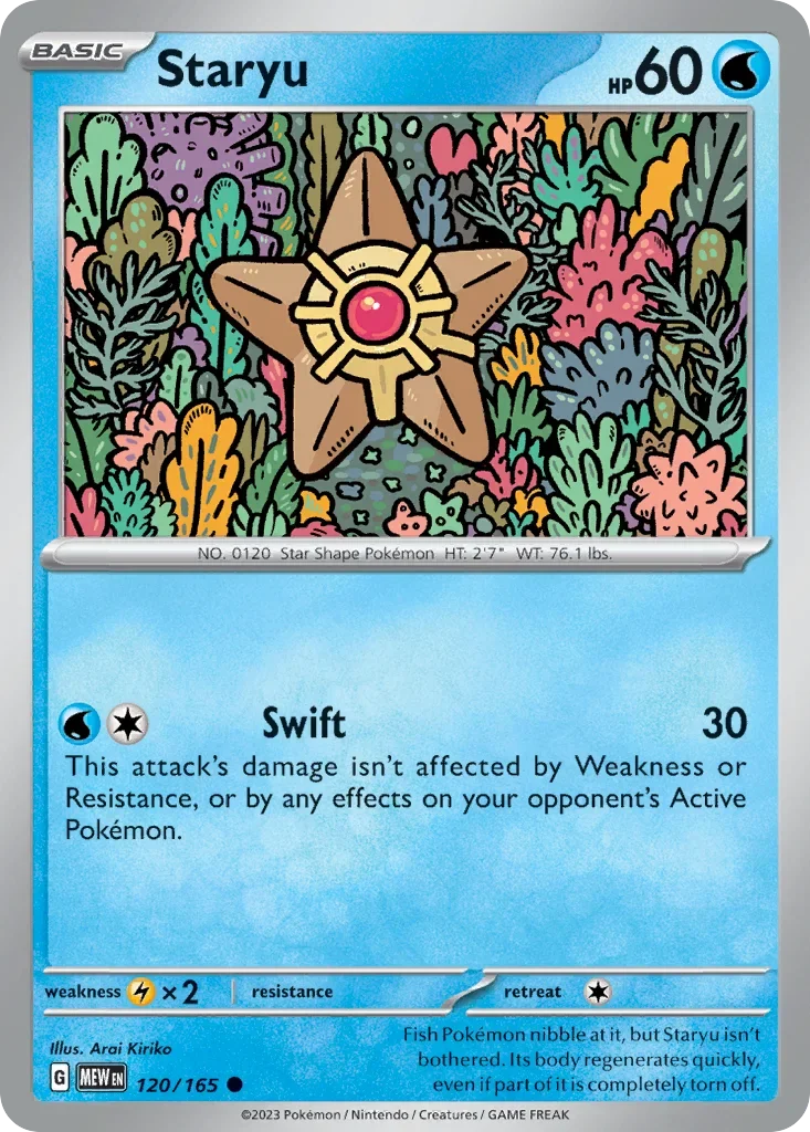 120/165 from 151 Common Pokemon Card